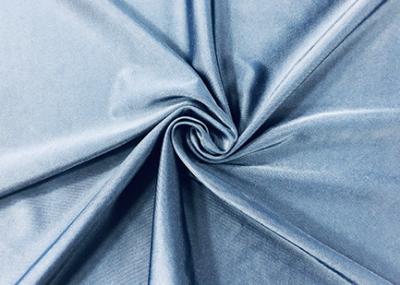 China 200GSM 85% Polyester Knitting Stretchy Fabric For Swimwear Blue Haze Colored for sale