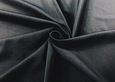 China el hacer punto elástico del poliéster del negro 200GSM el 85% de la tela de la guarnición de la ropa interior del 160cm en venta