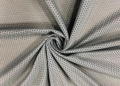 Cina tessuto di maglia respirabile del poliestere 120GSM per colore di Grey della sedia dell'ufficio della borsa della palestra in vendita
