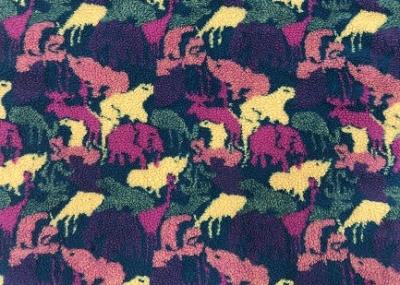 Китай мягкая ткань/100% полиэстер одеяла 340ГСМ напечатали зоопарк ткани ватки Вооллике Шерпа продается