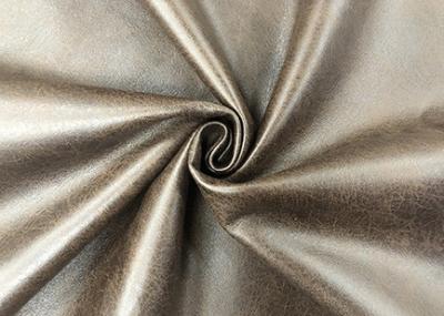 China anchura del tejido de poliester el 150cm del material del amortiguador del sofá 400GSM/de Brown de la sepia en venta