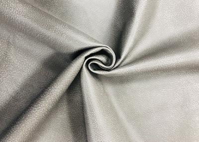 China Leather Effect  100% Polyester Felt Fabric Grey For Upholstery Projects Pillows for sale