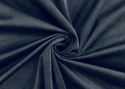China Apagado poliéster 100% del color 240GSM del negro de la tela de la pana del terciopelo del super suave en venta