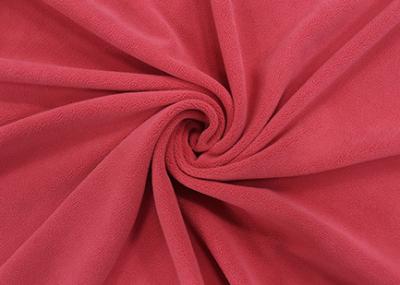 Китай микро- ткань бархата 420ГСМ/материал бархата Пиллинг Розы игрушек анти- красный продается