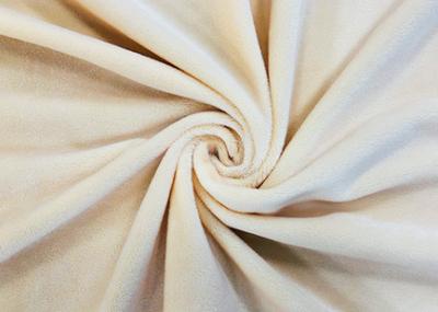 China 220GSM Plush Toy Fabric / Cream Fabric For Soft Toys Sample Available for sale