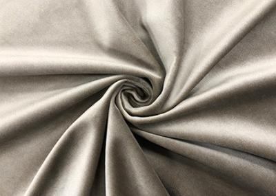 Chine chaîne micro de tissu de polyester du velours 280GSM mou tricotant la largeur kaki de 160cm à vendre