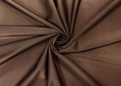 China 200GSM 85% Polyester Knitting Fabric Elasticity For Underwear Elegant Brown for sale