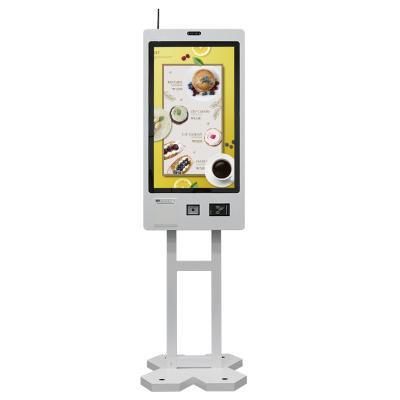China Restaurant Automated Fast Food Kiosk Bill Terminal Self Service for sale