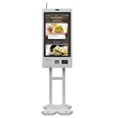 China Cashless Restaurant Ordering Kiosk HDMI Self Service Order Machine for sale