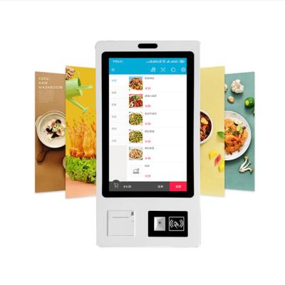 China Android Windows Restaurant Ordering Kiosk Touch Screen Self Service Food Kiosk for sale