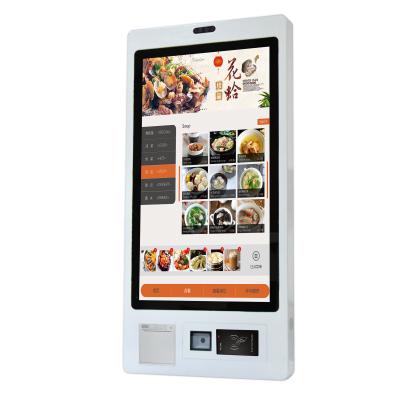 China Customized POS Restaurant Floor Stand Wall Mounted Screen Kiosk for sale