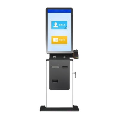China 32 Inch Touch Screen Multi Function Kiosk With Pass Port Scanning ID Card Scan for sale
