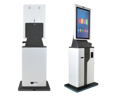 China Card Dispenser Self Check In Kiosk For Hotel Cash Payment for sale