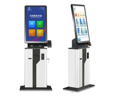 China Customized Smart Payment Terminal Self Checkout Cash Accept Ticket for sale