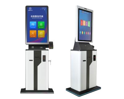 China Cheque automático en quiosco Android Pantalla táctil Quiosco Venta de boletos Pago en venta