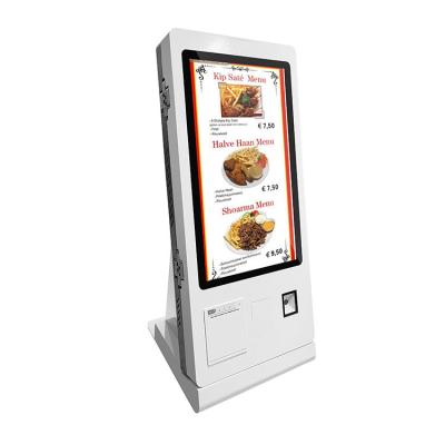 China Restaurant 24 inch zelfbediening Kiosk online betalen Te koop