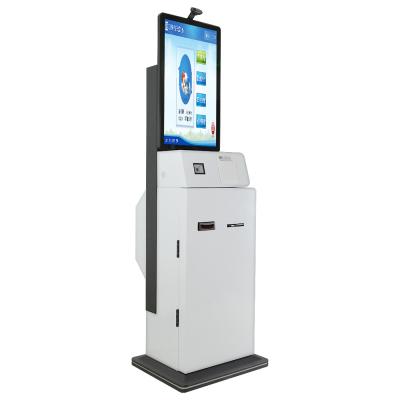 China Cryptocurrency Coin Cash Acceptor Kiosk Machine With Printer Fingerprint for sale