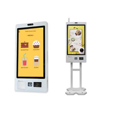 Chine Kfc Mcdonalds 27 Touch Screen Fast Food Self Service Ordering Kiosk Self Checkout Kiosk With Software Ordering à vendre