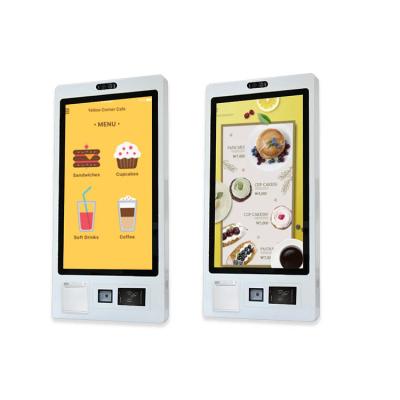 China Quíoso de autoatendimento de supermercado de tela sensível ao toque LCD flexível e intuitivo com leitor de cartões à venda