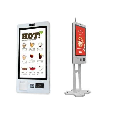 China Touch Screen POS Desktop Self Ordering Kiosk Tablet For McDonald's Restaurant for sale