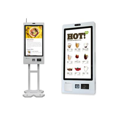 China 32 Inch LCD Touchscreen Self Service Checkout Machine Ethernet Connectivity for sale