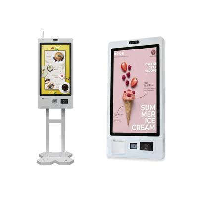 China 32 Inch Ordering Kiosk Software Interactive Android Self Payment Machine en venta