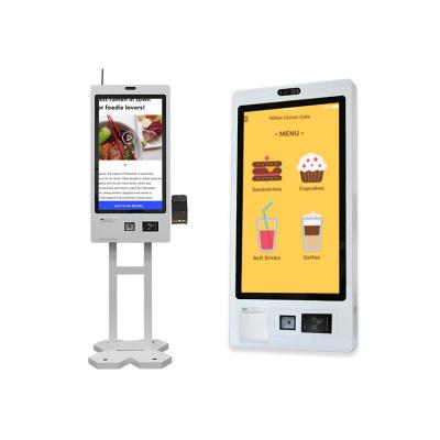 China Restaurant Touch Screen Kiosk Self Order Self Service Kiosk Touch Screen Monitor for sale
