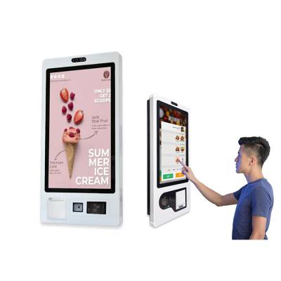 China Impressora térmica embutida de 23,8 polegadas Máquina de venda automática de bilhetes Máquina de pedido de pagamento para quiosque à venda
