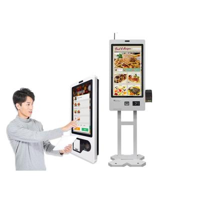 Chine Terminal de commande fixé au mur de nourriture de restaurant de kiosque de terminal de paiement d'Android à vendre