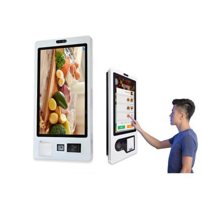 China 32 Inch  Touch Screen Payment Terminal Kiosk Ordering Cash Register Kiosk for sale