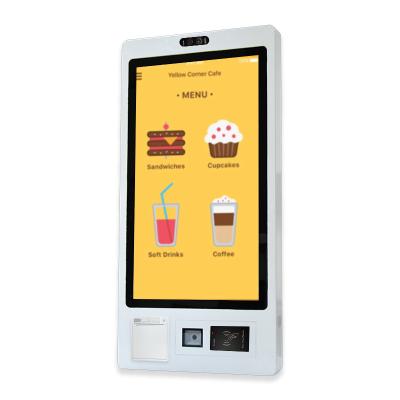 China Autoservicio restaurante Windows pantalla táctil quiosco menú POS pago pedido comida en venta