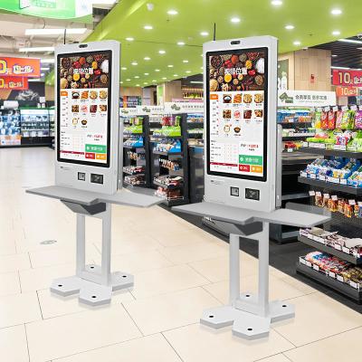 中国 スーパーマーケット デジタル ディスプレイ タッチ スクリーン キオスク チェックアウト 販売のため