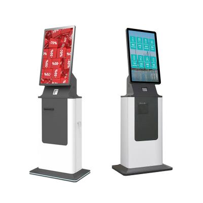 China HDMI Self Service Credit Card cash payment kiosk With QR Code Reader for sale