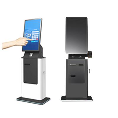 China 250cd/m2 Coin Accept Ticket Kiosk , Android Kiosk Cash Dispenser for sale