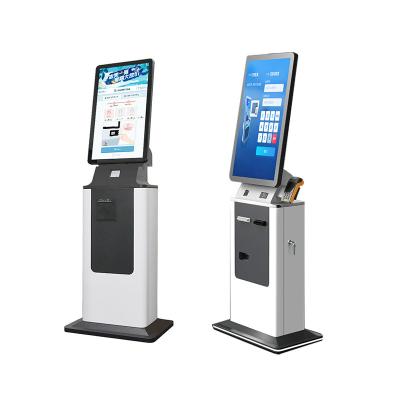 China Customized Cash Accept Parking Payment Kiosk Ticket Vending for sale