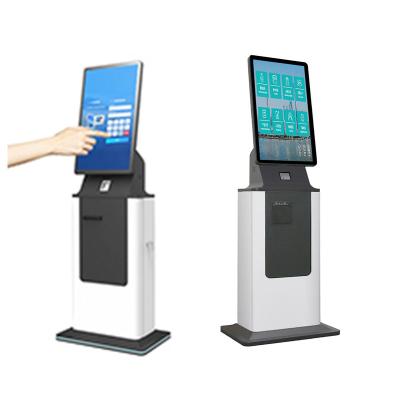 China Customer Service Cash And Card Payment Touchscreen Kiosk Fast Food Ordering Machine for sale