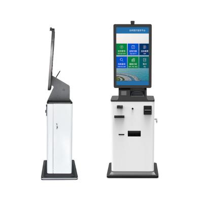 China Automatic Ticket Printing Self Service Kiosk , Lottery Vending Machine With Payment en venta