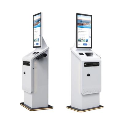 China High Durable Hotel Check In Kiosk For Businesses With Printer Scanner And Camera Kiosk for sale