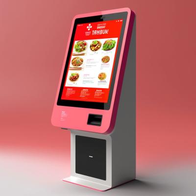 China IR touch screen Restaurant Ordering Kiosk NFC Card Reader Display for sale
