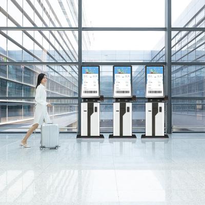 China Terminal de pago automático con lector biométrico de escáner de código de barras en venta