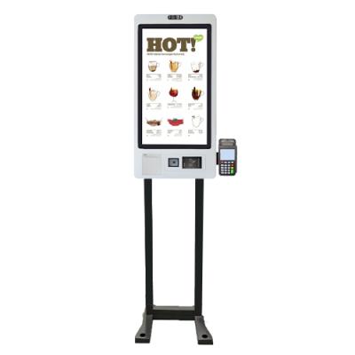 China 240v Win7 Quick Service Restaurant Kiosk With Nfc Thermal Printer for sale
