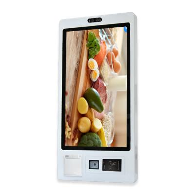 China Kfc Mcdonald Food Retail Self Ordering Kiosk 23 27 Inch Touch Screen for sale