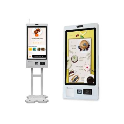 China Restaurant Mcdonalds KFC Self Ordering Kiosk Floor Stand / Wall Mounted Self Checkout Machine for sale