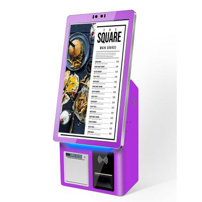 Chine Menu Desktop Self-Service Terminal Kiosk Voucher Printer Card Scanner Self Payment Kiosk à vendre