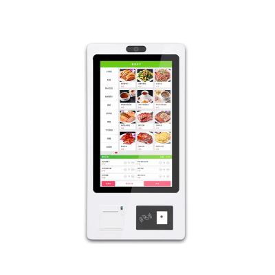 Китай Киоск заказов белых ресторанов с емкостным сенсорным экраном продается