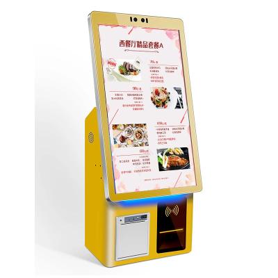 Chine Kiosque de paiement en libre-service simplifié pour les restaurants blancs et les installations intérieures à vendre