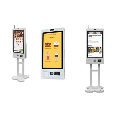 China Indoor Self Ordering Kiosk with Android OS and 1920X1080 Resolution Te koop