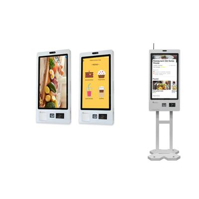 China Capacitive Touch 10 Point Self Ordering Kiosk 1920X1080 Resolution Android/Win7/8/10 for sale