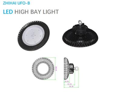 China 60C High Bay Warehouse Lighting 100W 12000LM Round Led High Bay for sale