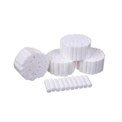 China 8 / 10 / 12 / 14mm*38mm Surgical Cotton Roll Dental Disposable Cotton Wool Roll With CE 100% Cotton for sale